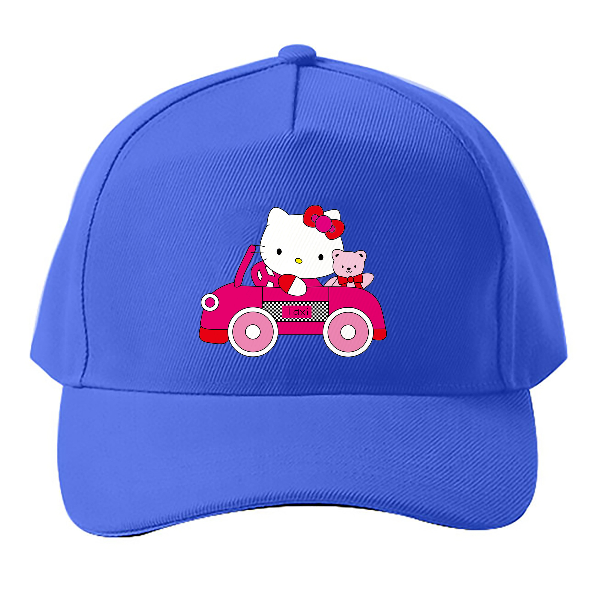 （画像用） Hello Kitty ハローキティ ベースボールキャップ 綿100％ 男女兼用 帽子 スポーツ